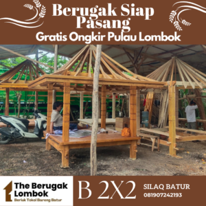 Berapa harga berugak ukuran 2 x 2