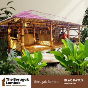 Berugak Bambu Untuk Lesehan